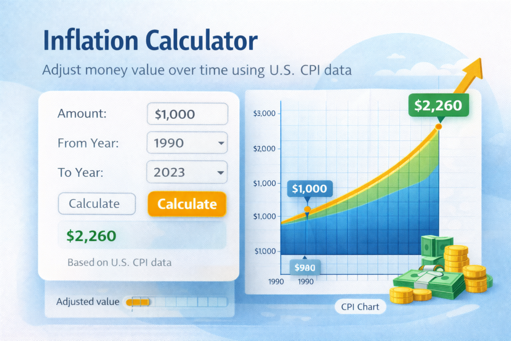 Inflation Calculator – Adjust Money Value Using U.S. CPI Data inflation calculator